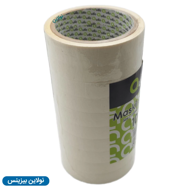 قیمت و خرید چسب کاغذی 1.8 سانتی متری کویلو 16 یارد بسته 10 عددی کد 634243 | نولاین بیزینس