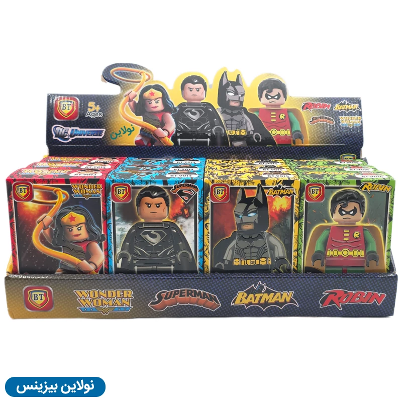 قیمت و خرید لگو آدمک بی تی مدل دی سی DC Universe بسته 12 عددی کد BT9013-16 | نولاین بیزینس