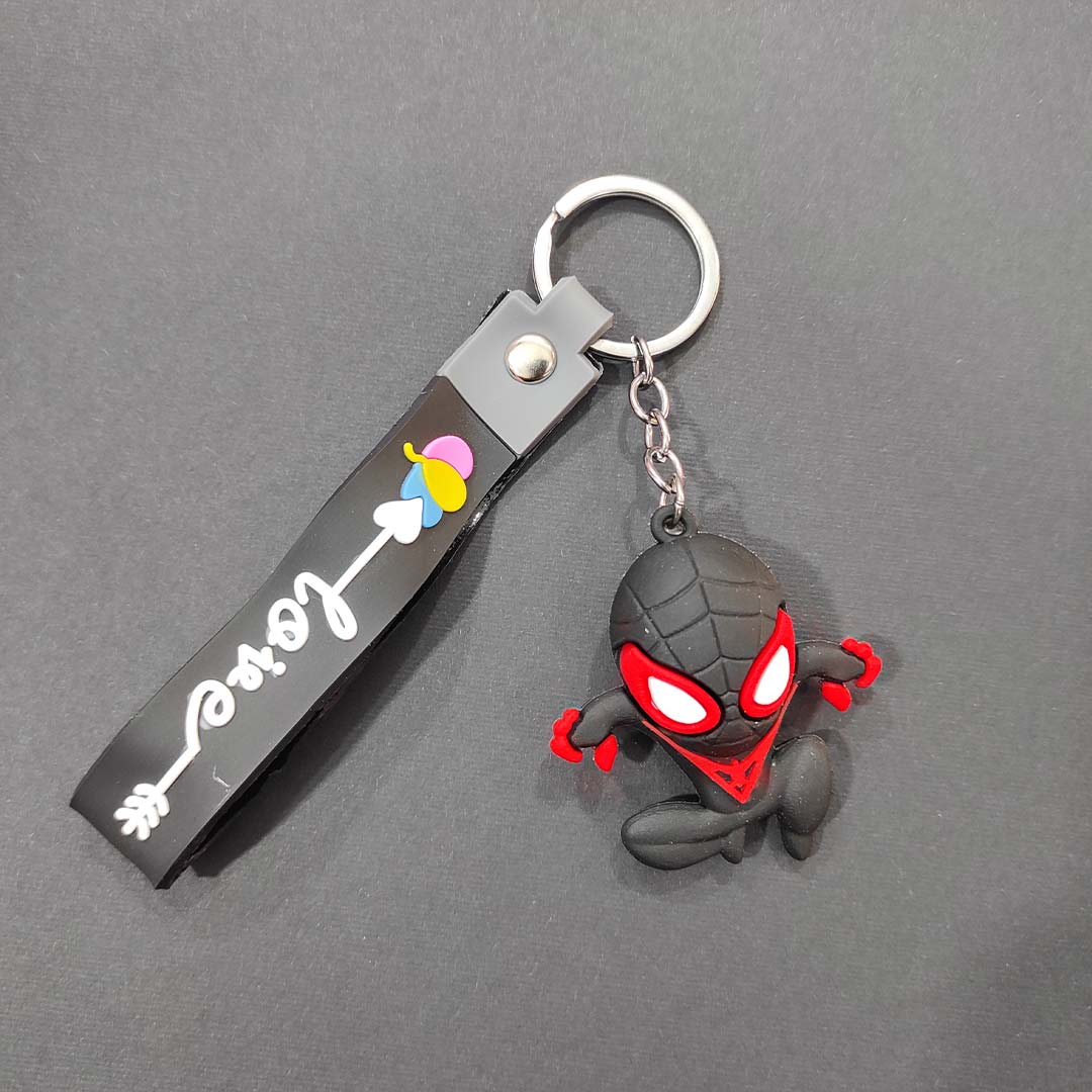 قیمت و خرید جاکلیدی فانتزی سیلیکونی طرح مرد عنکبوتی کد 0005 | نولاین