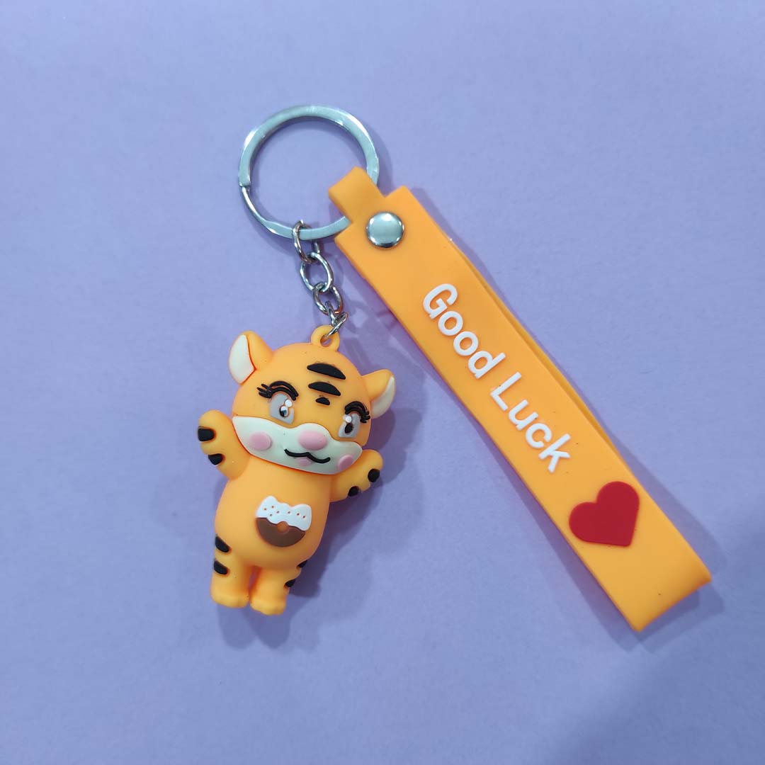 قیمت و خرید جاکلیدی فانتزی سیلیکونی طرح پلنگ کد 0004 | نولاین