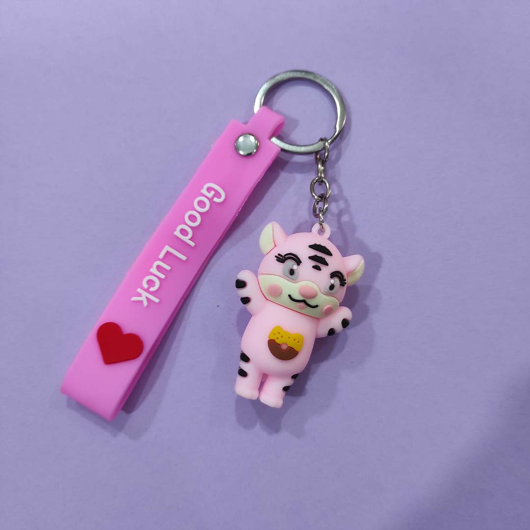 قیمت و خرید جاکلیدی فانتزی سیلیکونی طرح پلنگ کد 0004 | نولاین