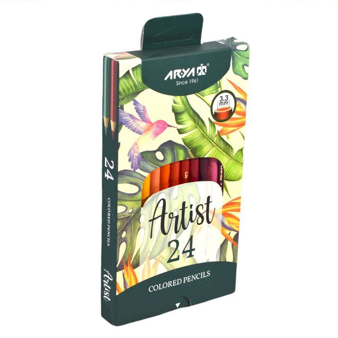 قیمت و خرید مداد رنگی 24 رنگ آرتیست آریا Arya Artist | نولاین
