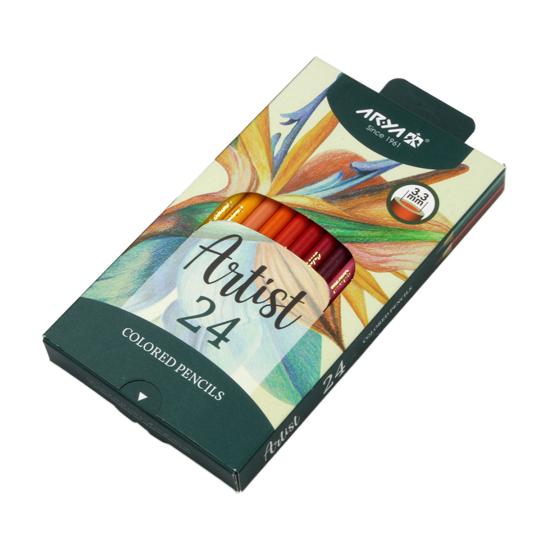 قیمت و خرید مداد رنگی 24 رنگ آرتیست آریا Arya Artist | نولاین