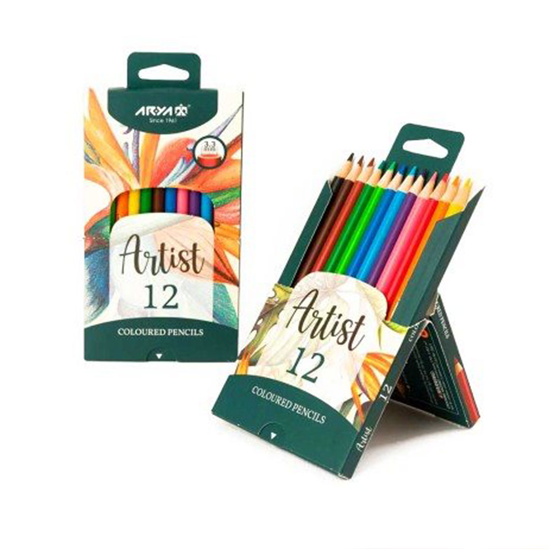 قیمت و خرید مداد رنگی 12 رنگ آرتیست آریا Arya Artist | نولاین