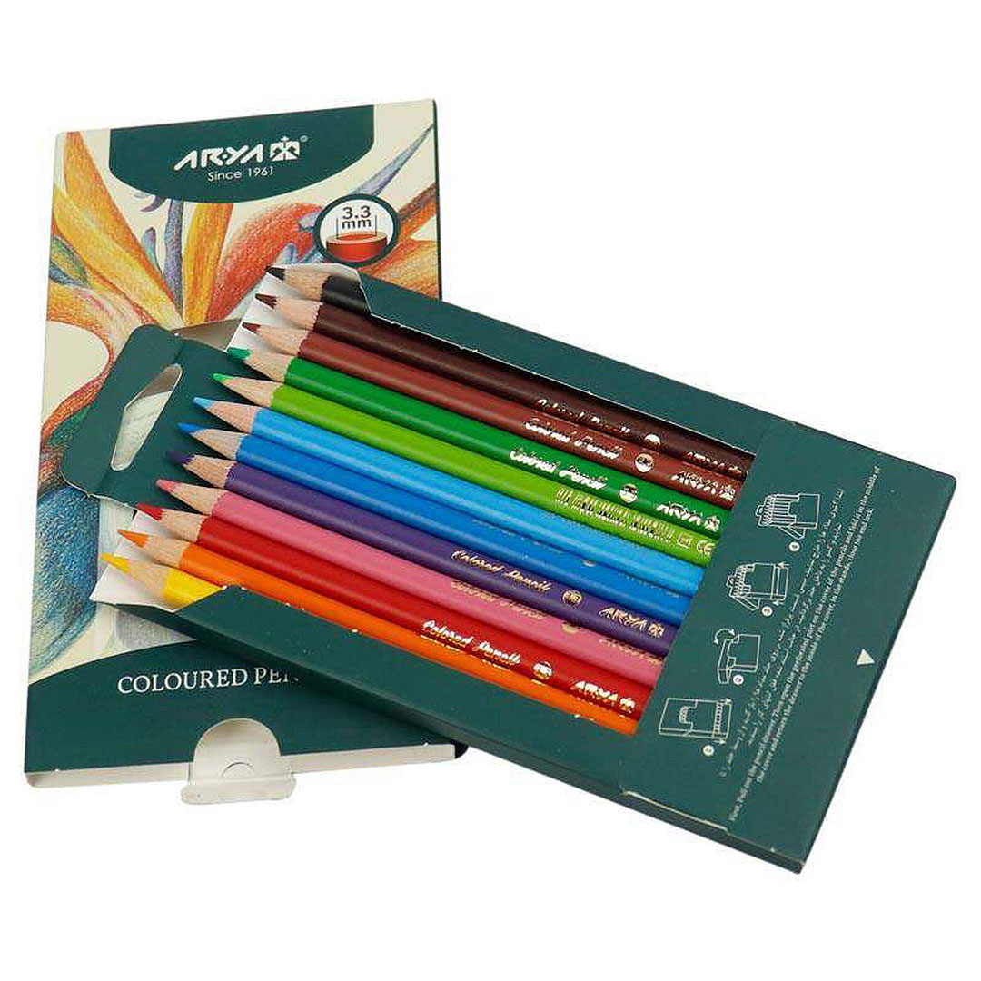قیمت و خرید مداد رنگی 12 رنگ آرتیست آریا Arya Artist | نولاین