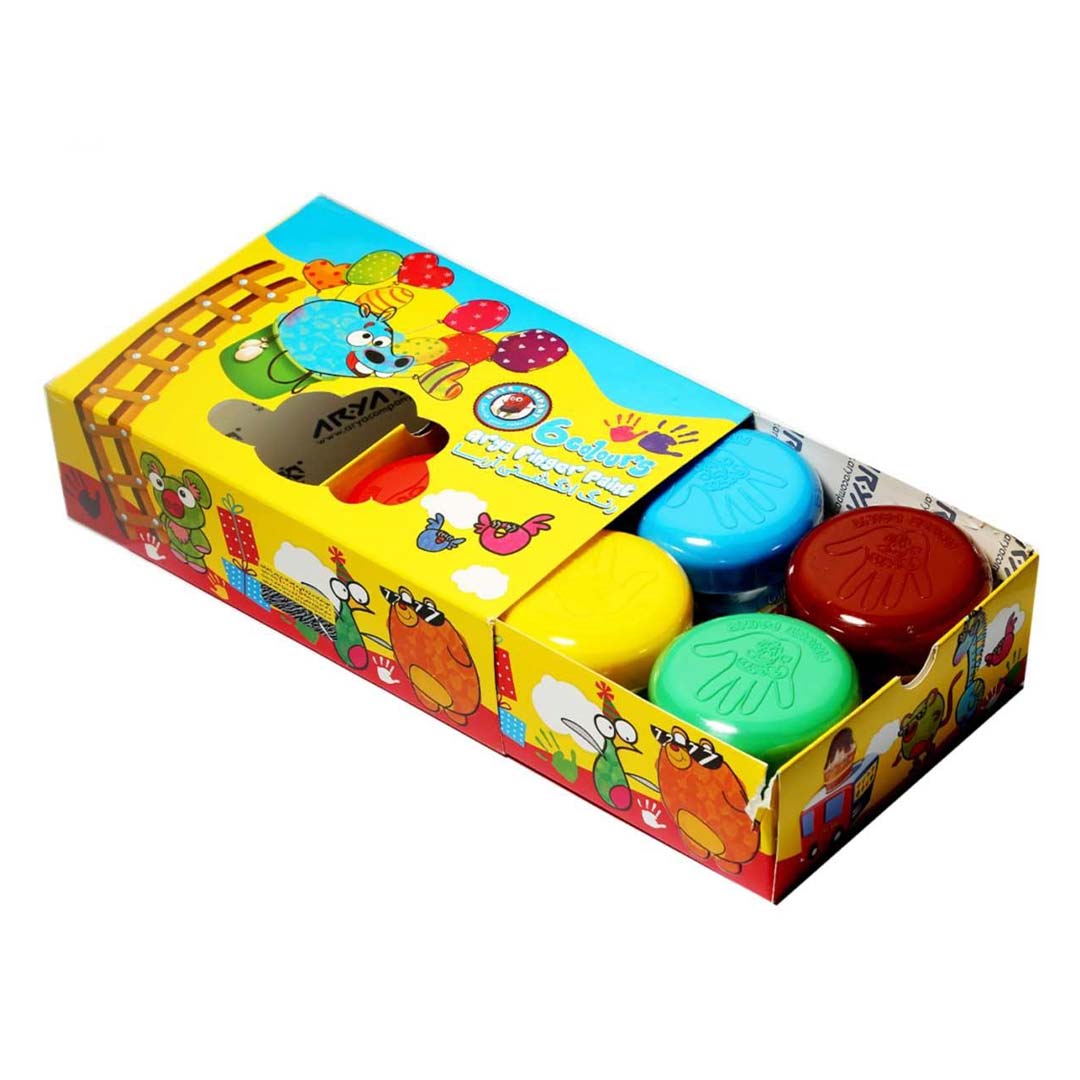 قیمت و خرید رنگ انگشتی 6 رنگ آریا کد 7003 | نولاین