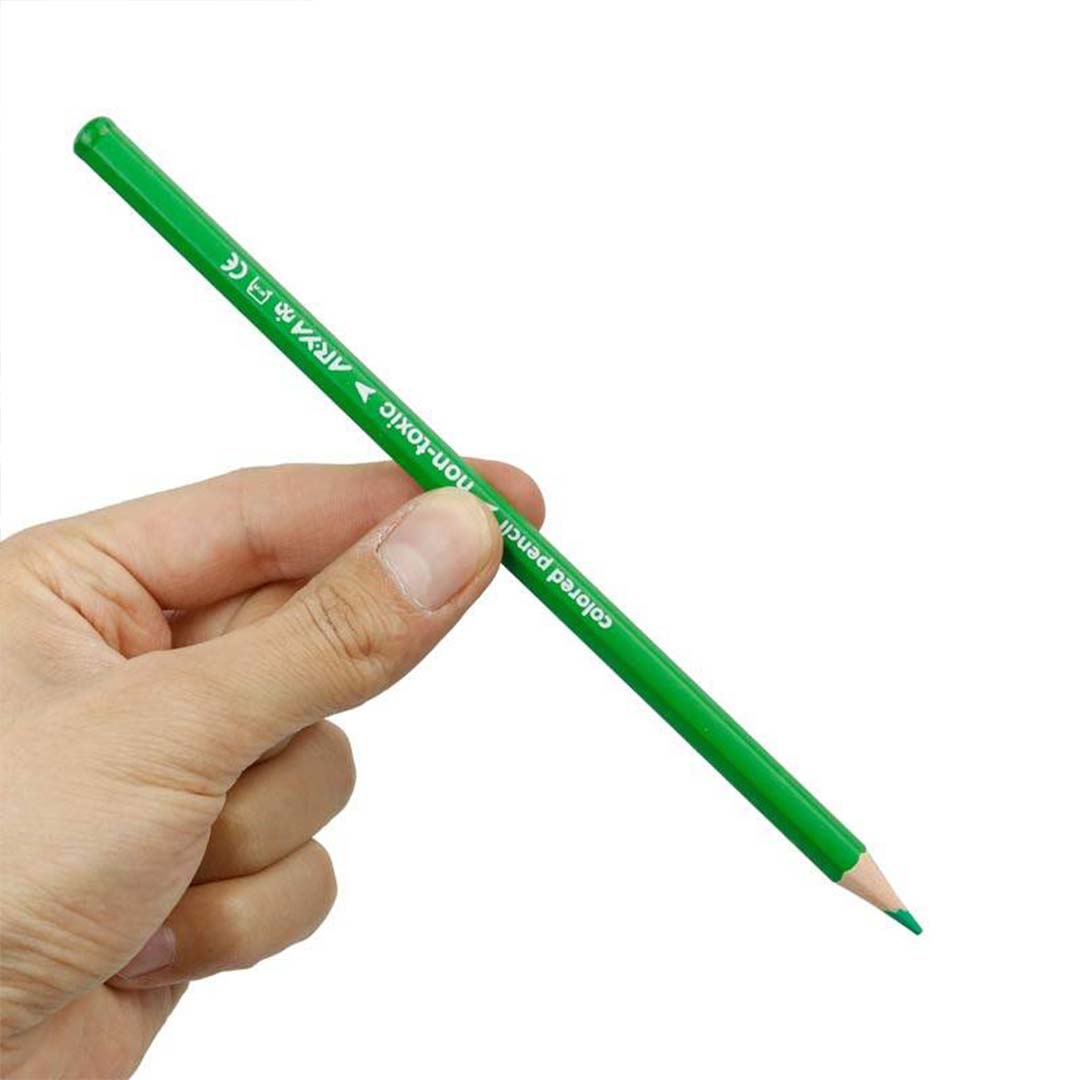 قیمت و خرید مداد رنگی 1 + 12 رنگ آریا جعبه مقوایی تخت کد 3016 | نولاین