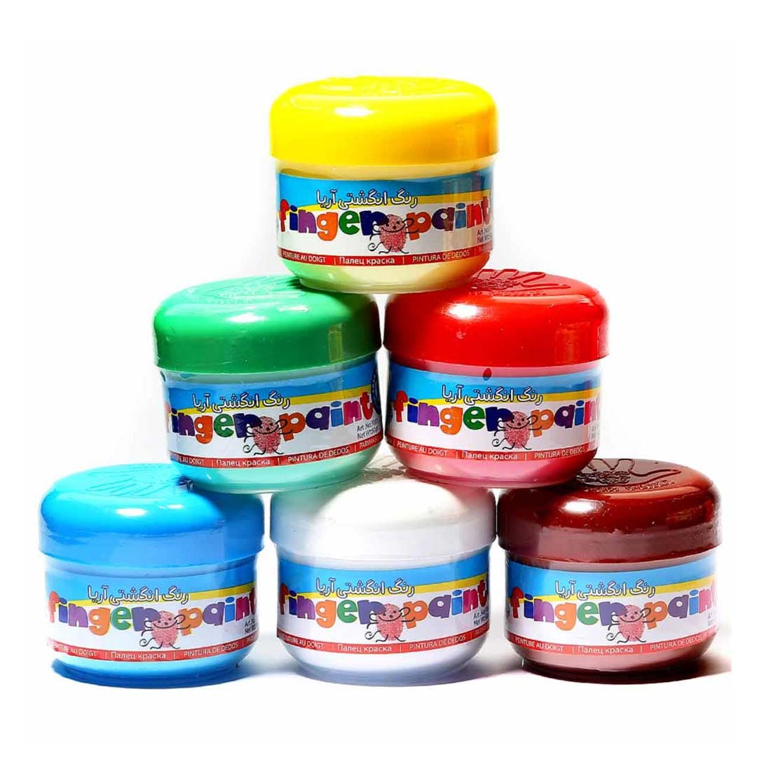 قیمت و خرید رنگ انگشتی 6 رنگ آریا کد 7003 | نولاین