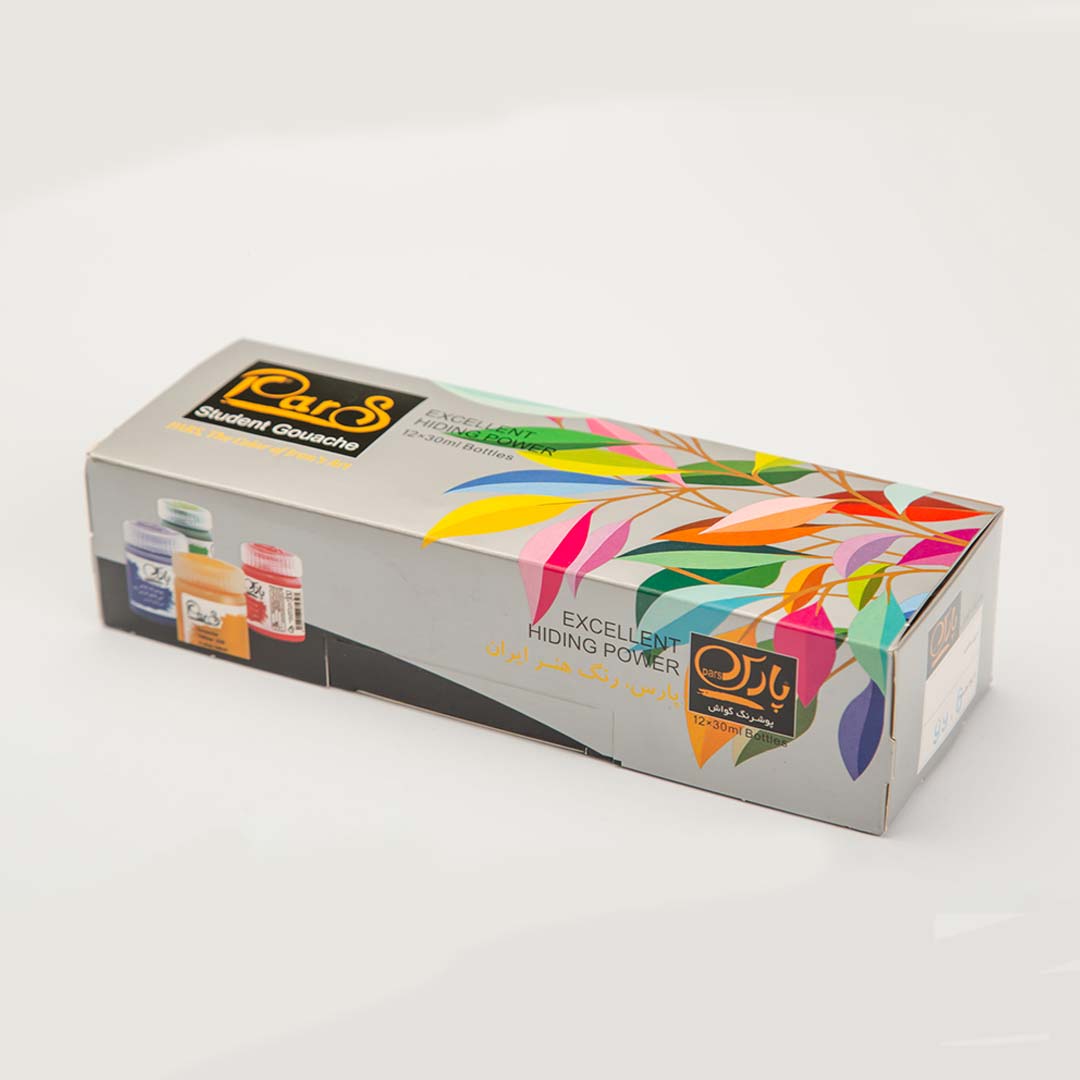 قیمت و خرید گواش 12 رنگ بسته ای پارس | نولاین