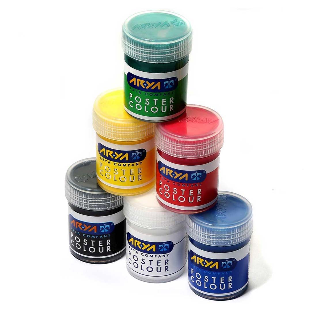 قیمت و خرید گواش 6 رنگ جعبه ای آریا کد 4027 | نولاین