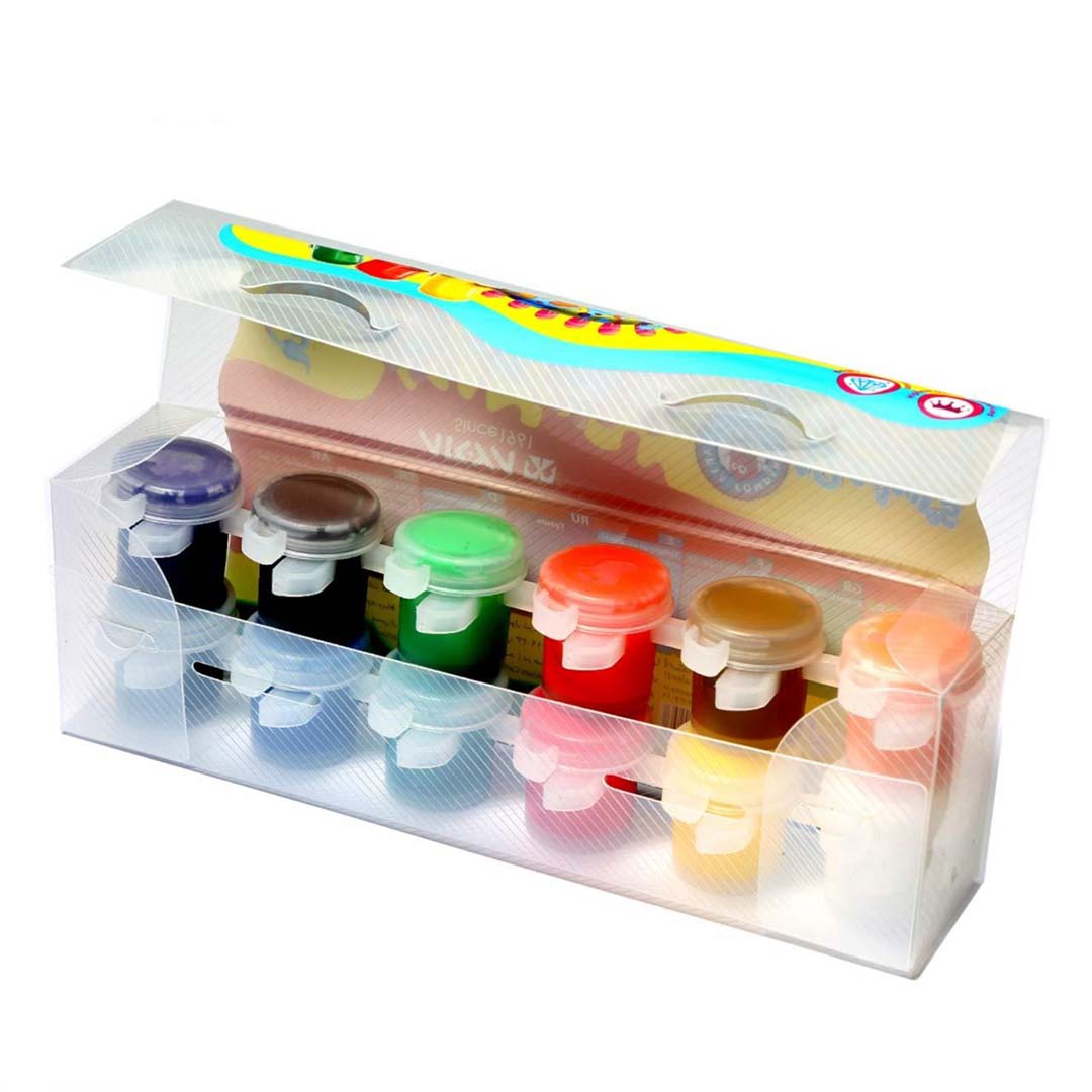 قیمت و خرید گواش 12 رنگ پیوسته طلقی کوچک آریا کد 4015 | نولاین