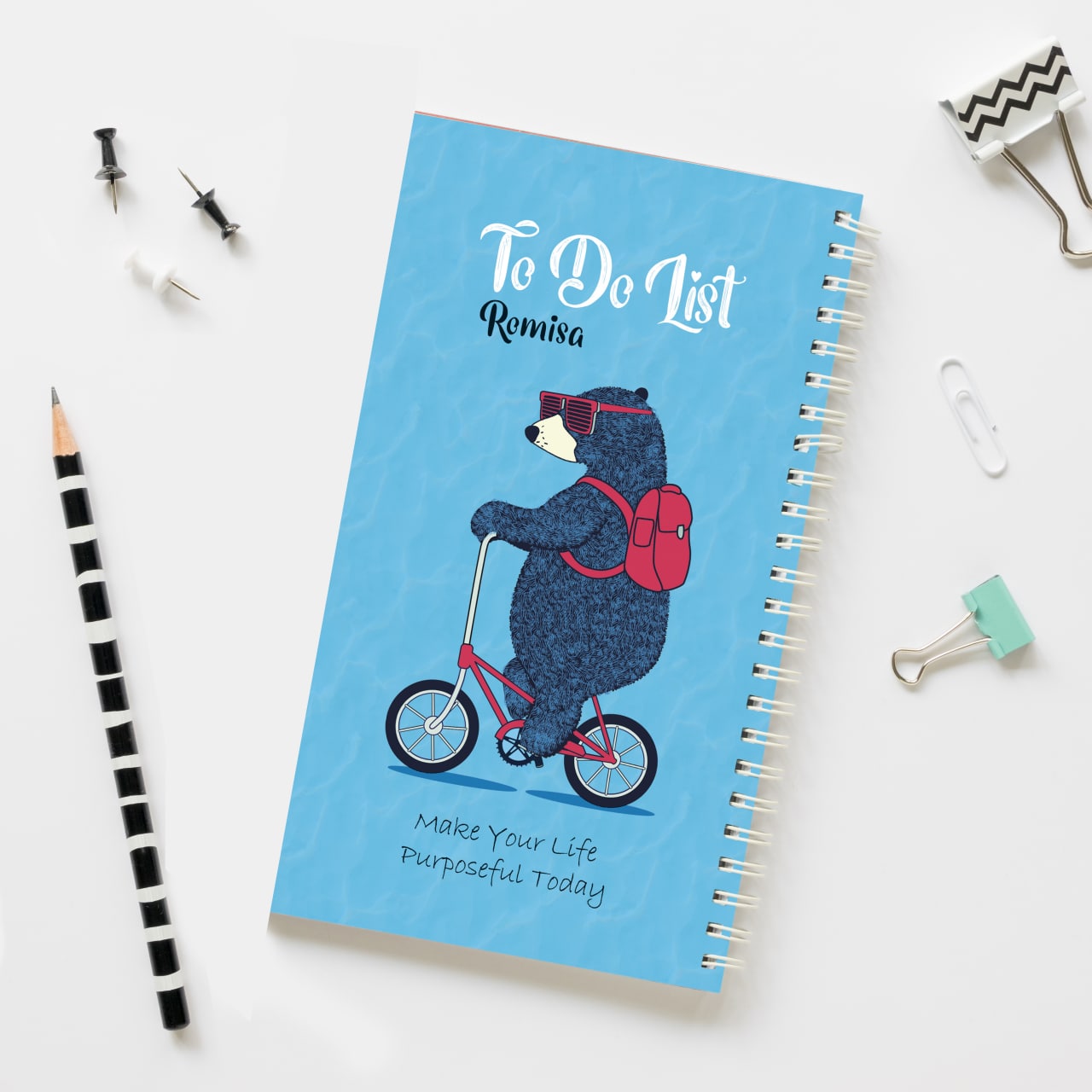 قیمت و خرید دفترچه یادداشت برنامه ریزی تودو لیست رومیسا طرح خرس | نولاین قیمت و خرید دفترچه یادداشت برنامه ریزی تودو لیست رومیسا طرح خرس | نولاین