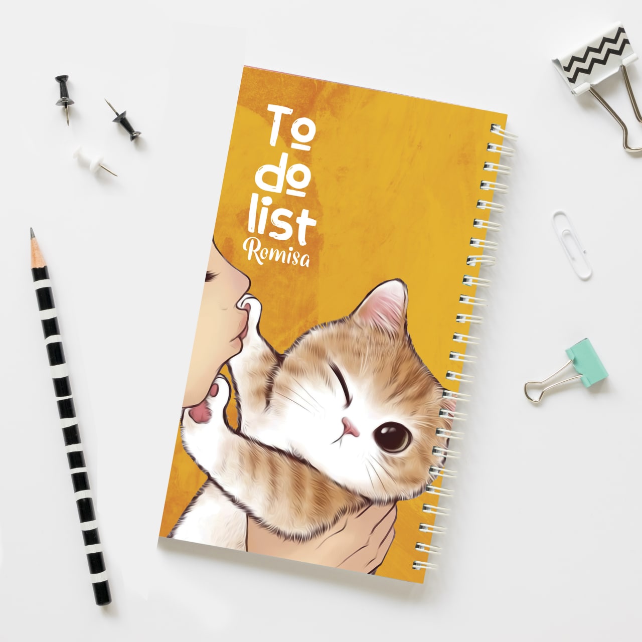 قیمت و خرید دفترچه یادداشت برنامه ریزی تودو لیست رومیسا طرح گربه | نولاین