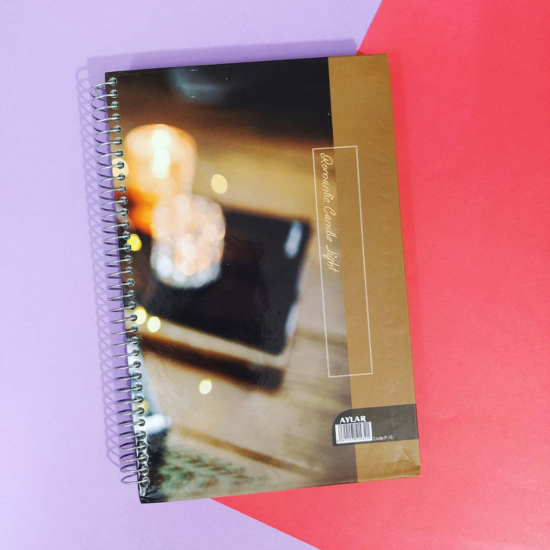 قیمت و خرید دفتر برنامه ریزی آیلار سیمی جلد سخت طرح لیوان چای کد P-10 | نولاین