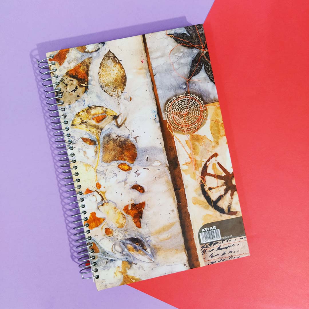 قیمت و خرید دفتر برنامه ریزی آیلار سیمی جلد سخت طرح آبرنگی پاییز کد P-10 | نولاین