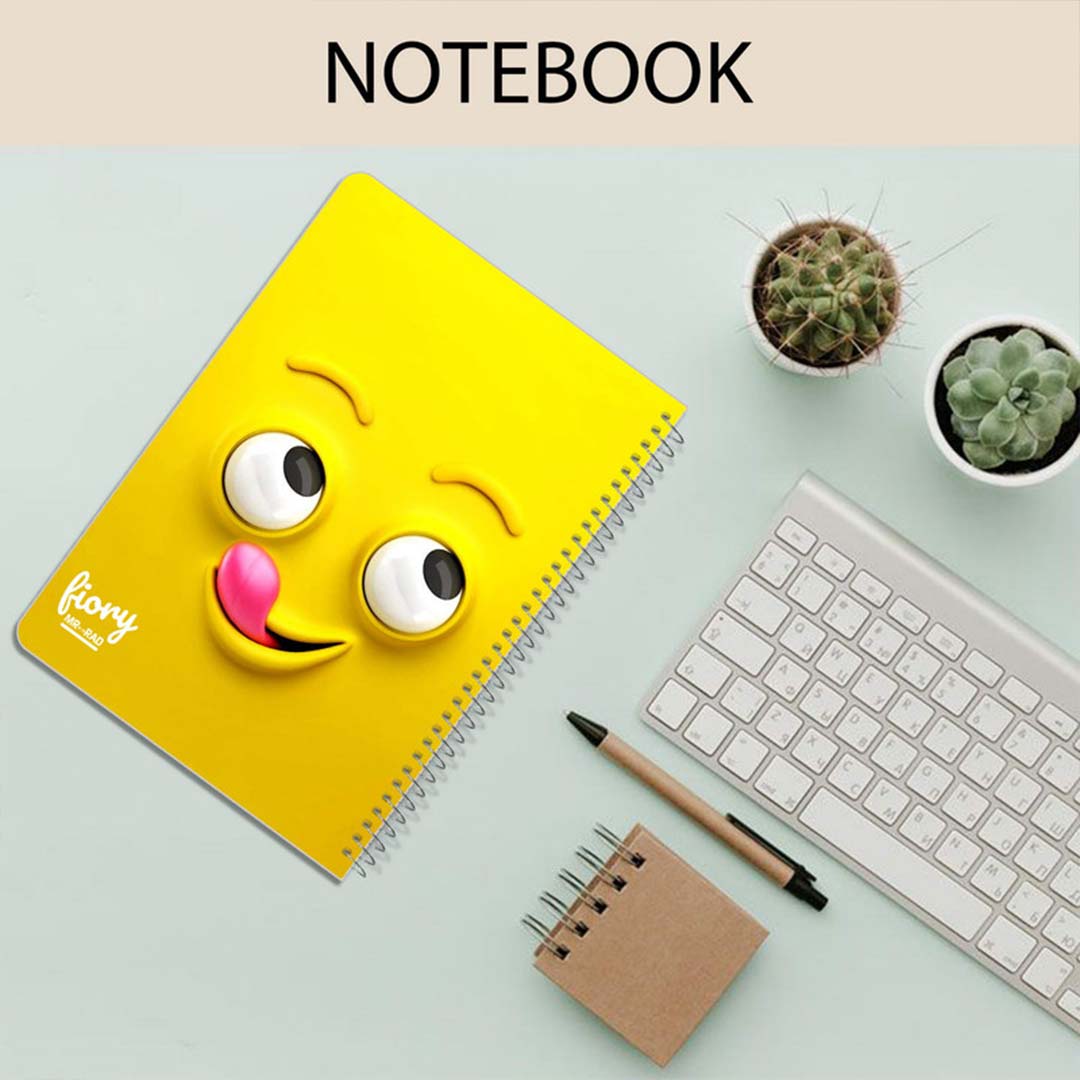 قیمت و خرید دفتر مشق تک خط 50 برگ مستر راد طرح ایموجی خوشمزه کد 1570 | نولاین