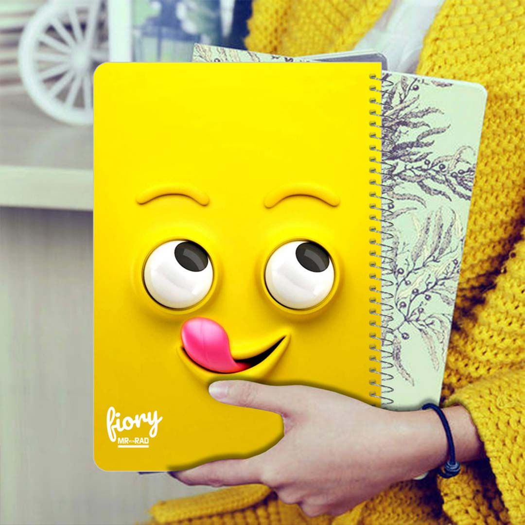 قیمت و خرید دفتر مشق تک خط 50 برگ مستر راد طرح ایموجی خوشمزه کد 1570 | نولاین