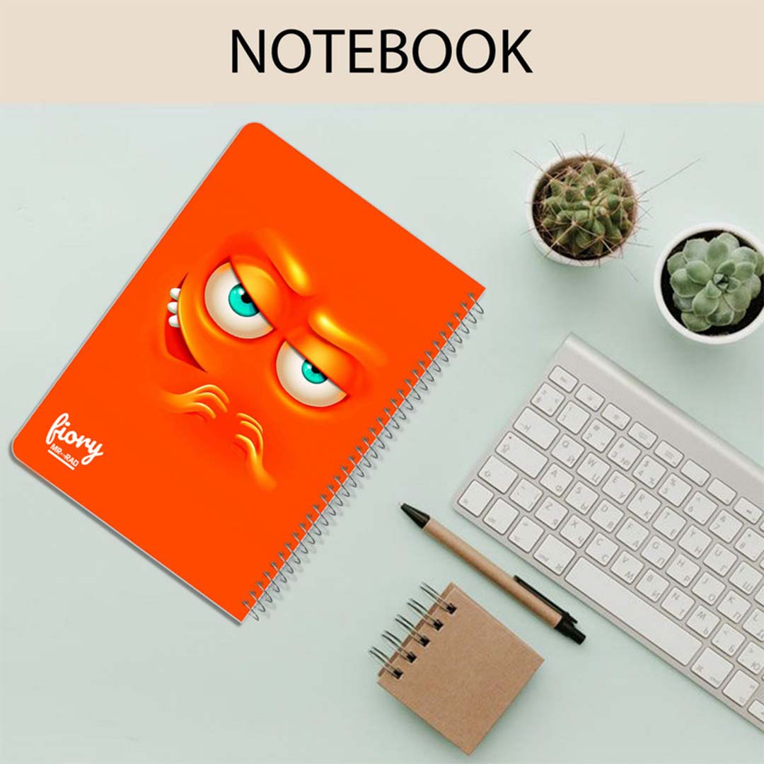 قیمت و خرید دفتر مشق تک خط 50 برگ مستر راد طرح ایموجی زیرک کد 1567 | نولاین