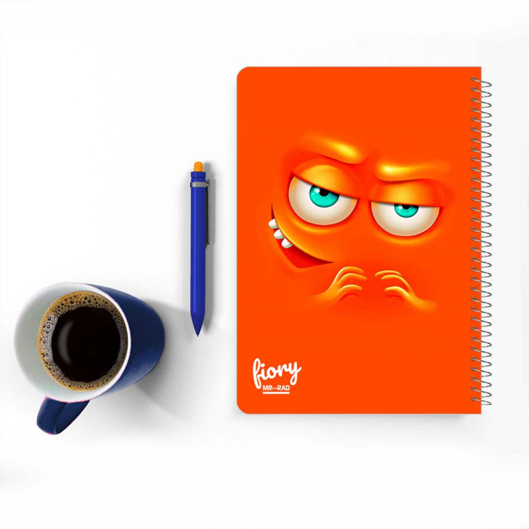 قیمت و خرید دفتر مشق تک خط 50 برگ مستر راد طرح ایموجی زیرک کد 1567 | نولاین