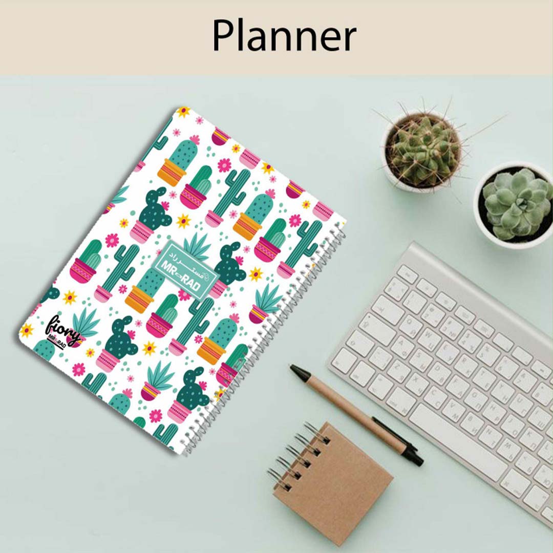 قیمت و خرید دفتر برنامه ریزی مدل پلنر روزانه مستر راد طرح کاکتوس کد 1586 | نولاین