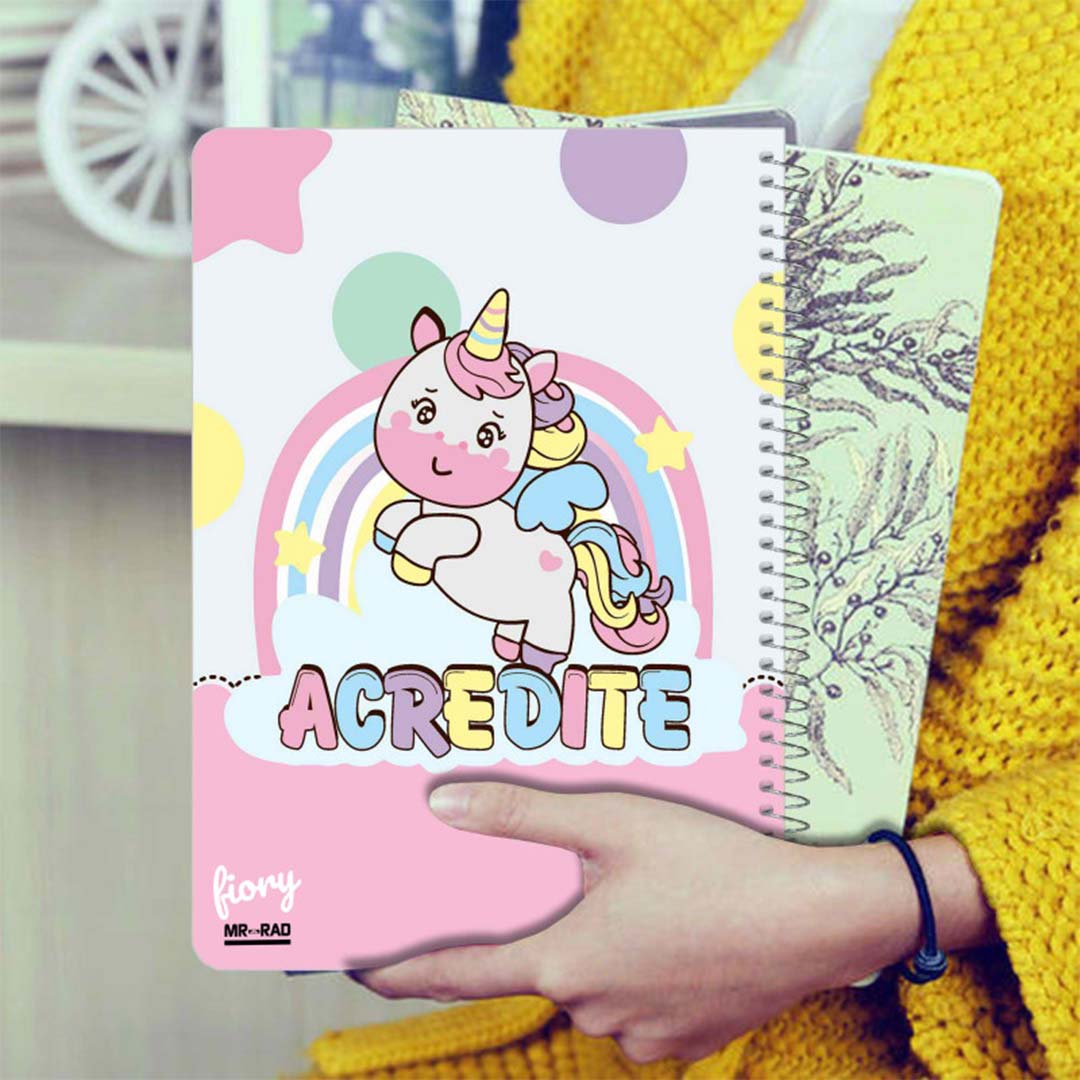 قیمت و خرید دفتر مشق تک خط 50 برگ مستر راد طرح یونیکورن (تک شاخ) کد 1722 | نولاین