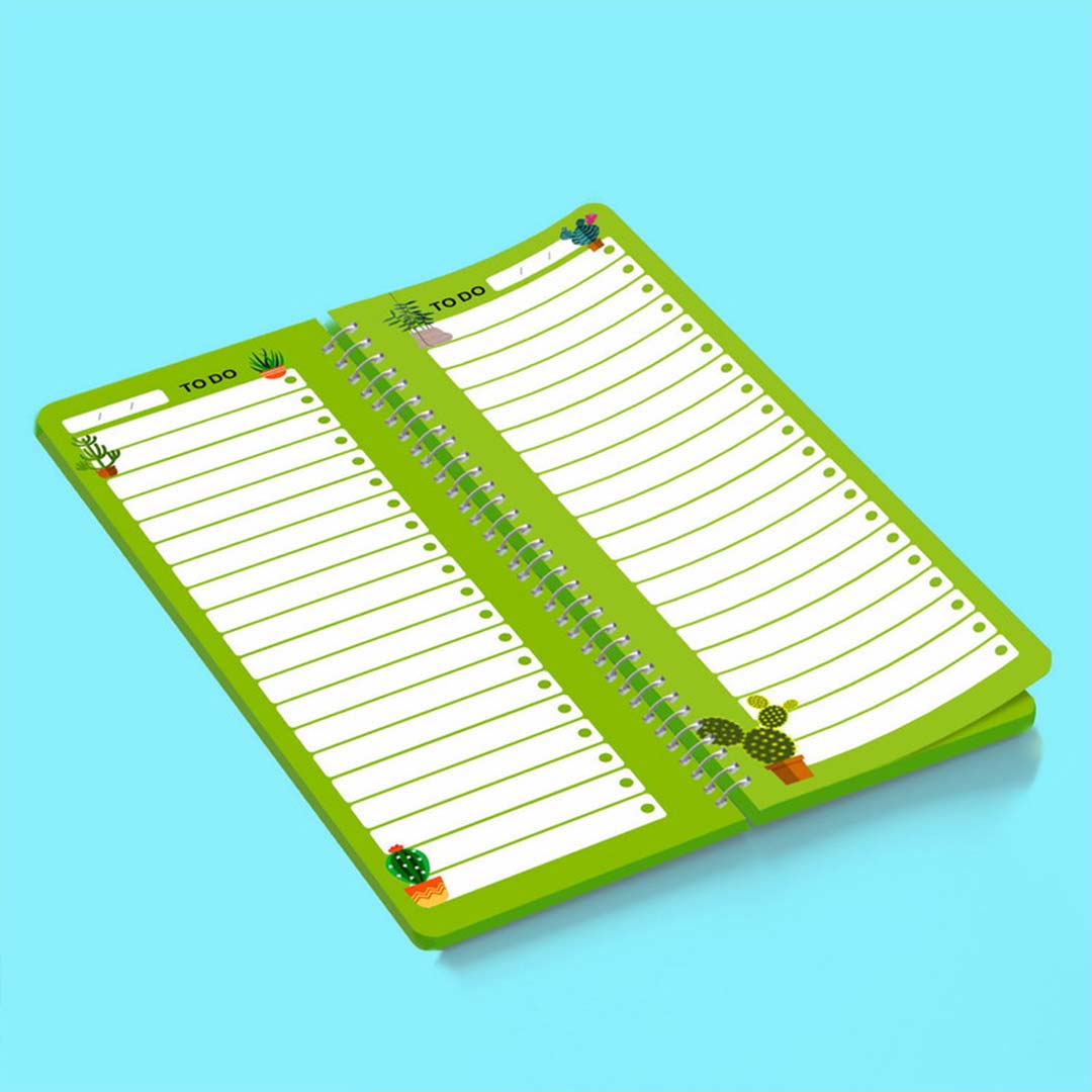 قیمت و خرید دفتر تودولیست مستر راد طرح کاکتوس 1578 | نولاین