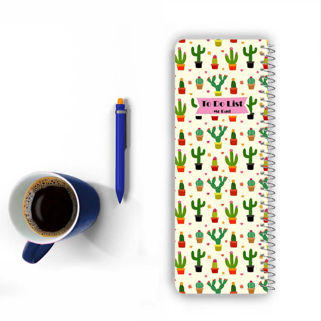 قیمت و خرید دفتر تودولیست مستر راد طرح کاکتوس 1578 | نولاین