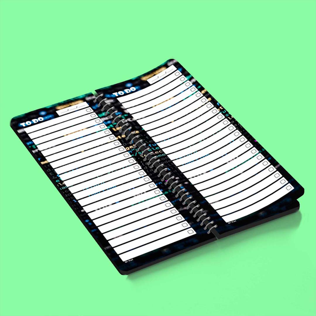 قیمت و خرید دفتر تودولیست مستر راد طرح برنامه نویسی کد 1763 | نولاین