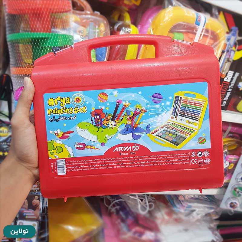 قیمت و خرید ست کیف نقاشی 48 تیکه آریا کد 6030 | نولاین