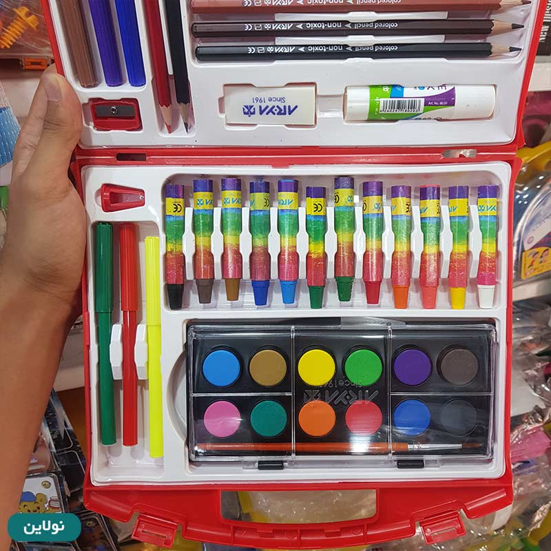 قیمت و خرید ست کیف نقاشی 48 تیکه آریا کد 6030 | نولاین