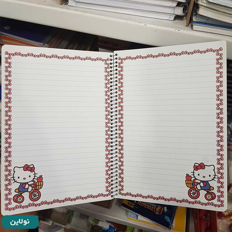 قیمت و خرید دفتر تک خط حاشیه دار 40 برگ سیمی طرح سیندرلا کد 003 | نولاین