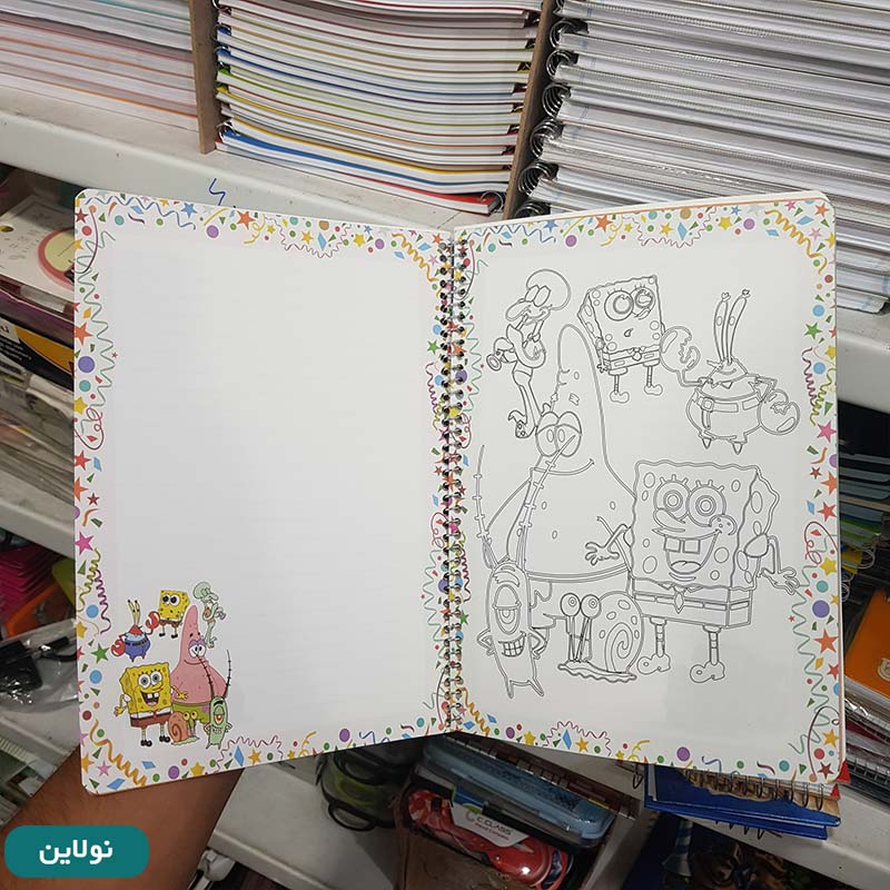 قیمت و خرید دفتر تک خط حاشیه دار 40 برگ سیمی طرح ماشین ها کد 004 | نولاین