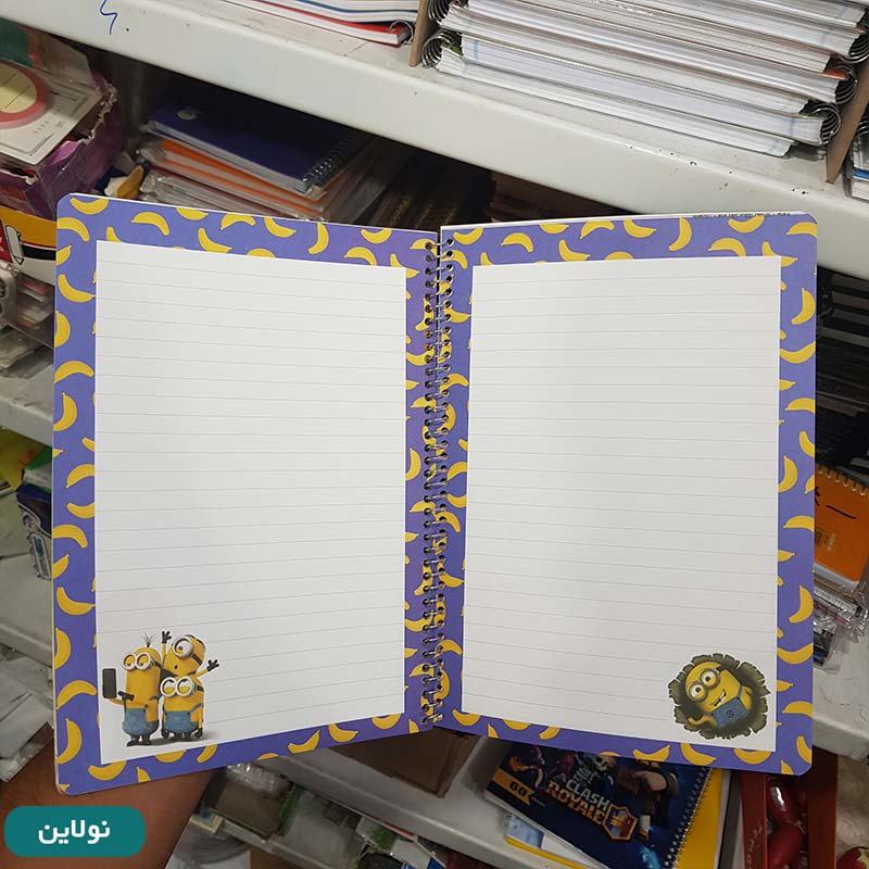 قیمت و خرید دفتر تک خط حاشیه دار 40 برگ سیمی طرح بچه رئیس کد 006 | نولاین