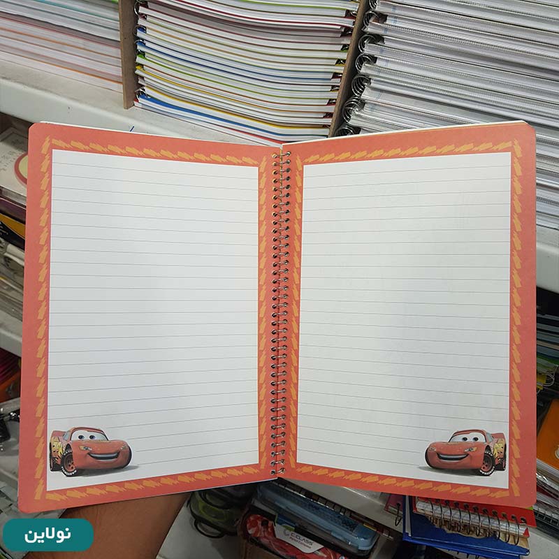 قیمت و خرید دفتر تک خط حاشیه دار 40 برگ سیمی طرح بچه رئیس کد 006 | نولاین