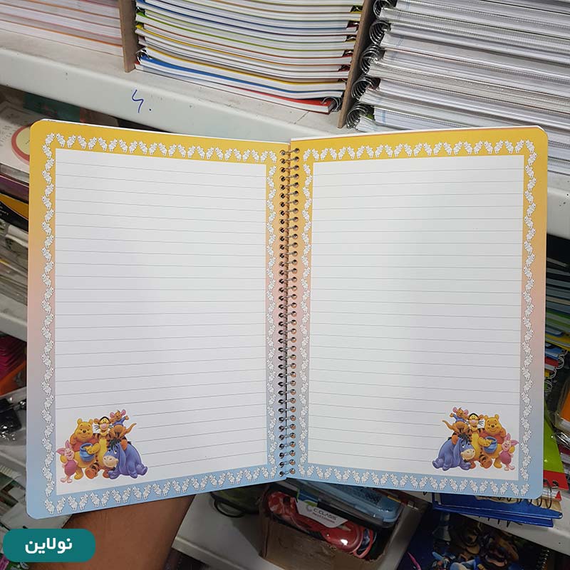 قیمت و خرید دفتر تک خط حاشیه دار 40 برگ سیمی طرح بچه رئیس کد 006 | نولاین
