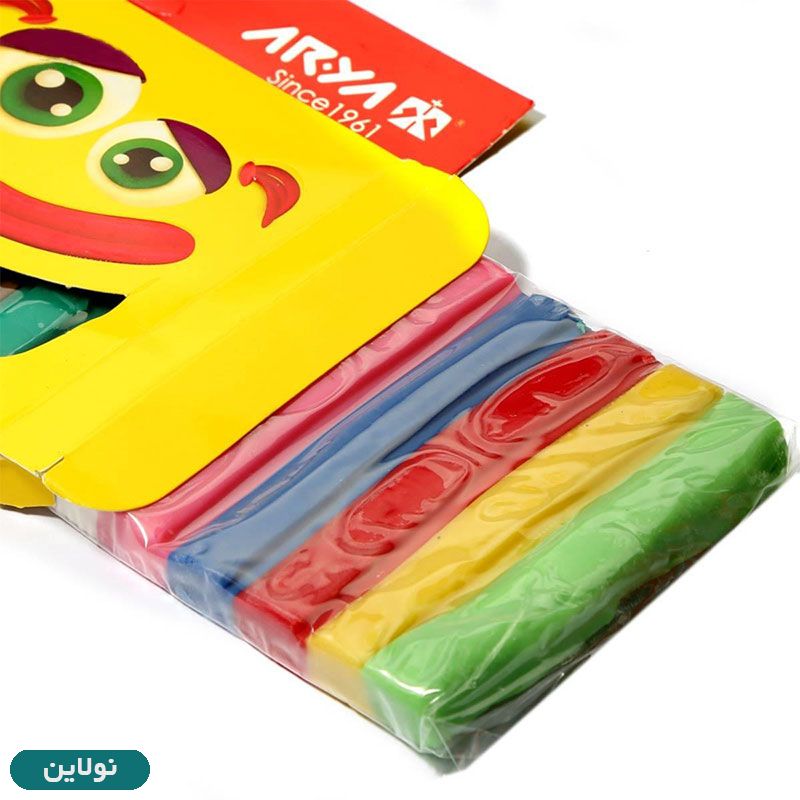 قیمت و خرید خمیر بازی 10 رنگ مقوایی آریا کد 1048 | نولاین