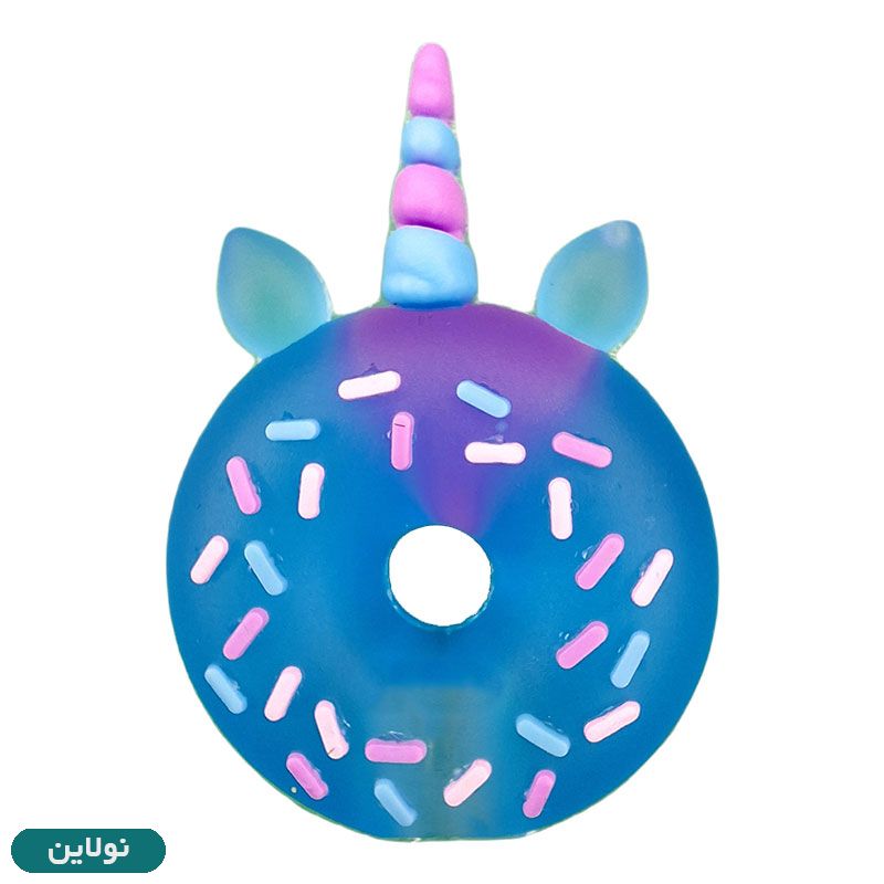 قیمت و خرید سرمدادی سیلیکونی فانتزی طرح دونات تک شاخ کد 002 | نولاین