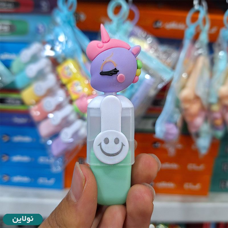 قیمت و خرید ماژیک هایلایتر فانتزی طرح یونیکورن تک شاخ بسته 6 عددی | نولاین