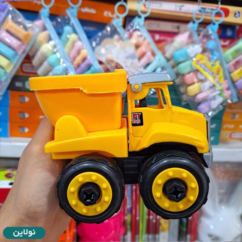 قیمت و خرید ست ماشین اسباب بازی شهرسازی 4 تایی همراه ابزار | نولاین