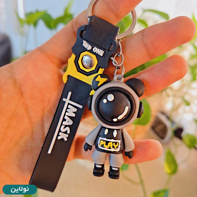 قیمت و خرید جاکلیدی فانتزی سیلیکونی طرح فظانورد کد 0013 | نولاین