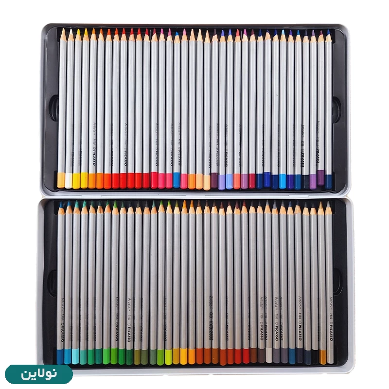 قیمت و خرید مداد رنگی 72 رنگ پیکاسو جعبه فلزی آرتیست | نولاین