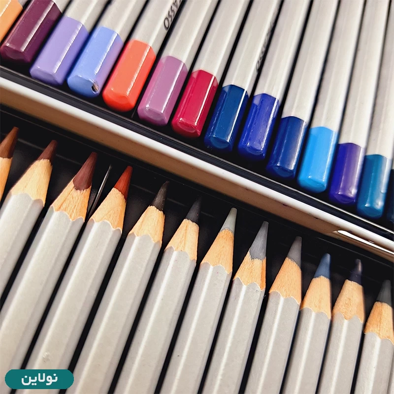 قیمت و خرید مداد رنگی 72 رنگ پیکاسو جعبه فلزی آرتیست | نولاین