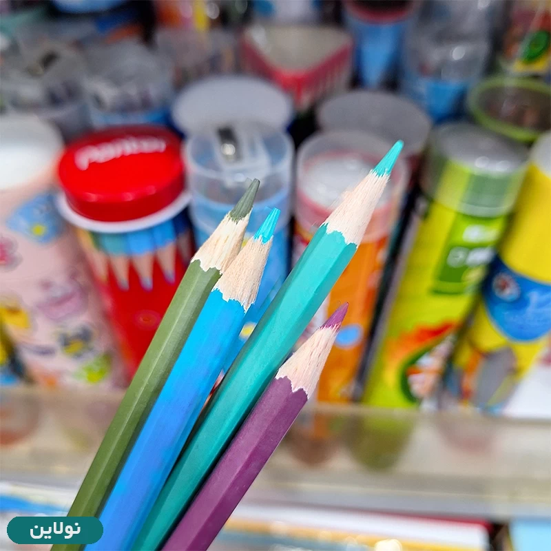 قیمت و خرید مداد رنگی 36 رنگ آریا قوطی استوانه ای طرح کلاسیک کد 3056 | نولاین