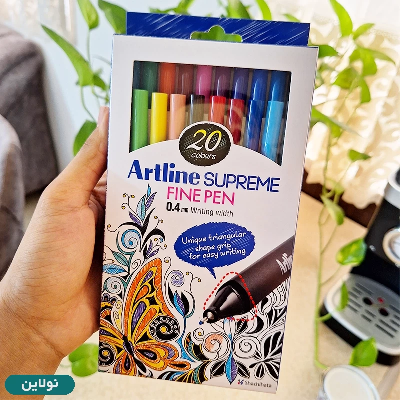 قیمت و خرید روان نویس نوک نمدی (فاین لاینر) آرت لاین سوپریم بسته 20 عددی | نولاین