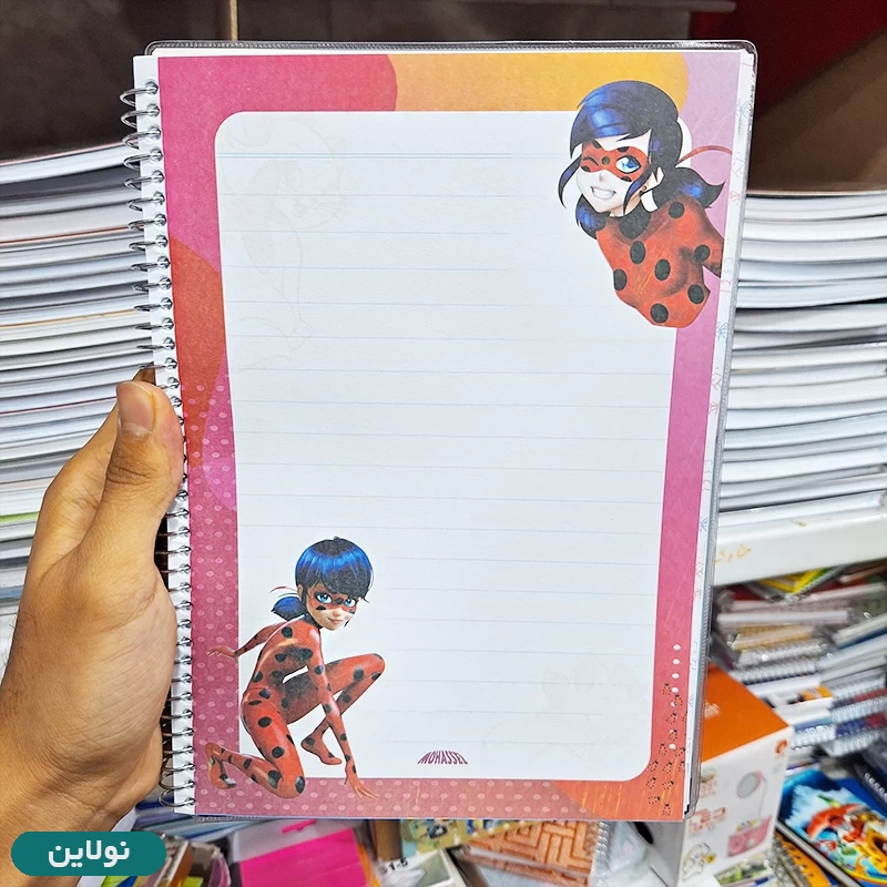 قیمت و خرید دفتر مشق تک خط حاشیه دار 100 برگ سیمی طرح کیتی محصل | نولاین