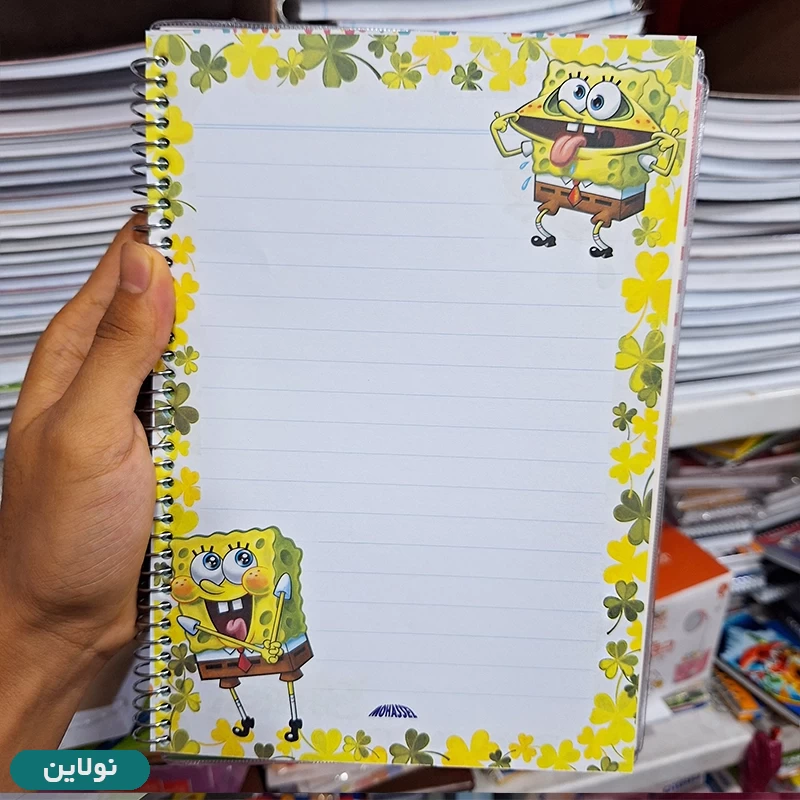 قیمت و خرید دفتر مشق تک خط حاشیه دار 100 برگ سیمی طرح خانواده میچل محصل | نولاین