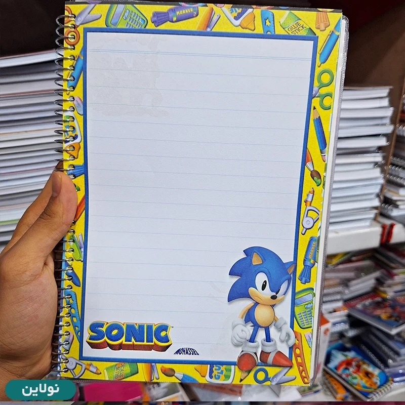 قیمت و خرید دفتر مشق تک خط حاشیه دار 100 برگ سیمی طرح خانواده میچل محصل | نولاین