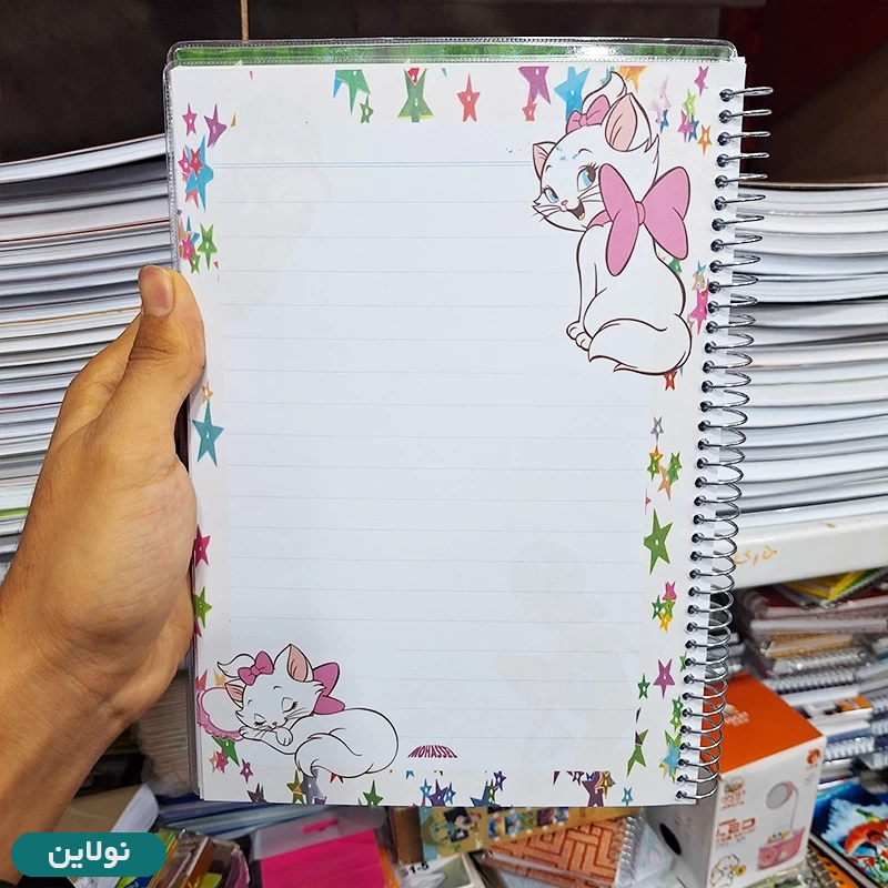 قیمت و خرید دفتر مشق تک خط حاشیه دار 100 برگ سیمی طرح سوفیا محصل | نولاین