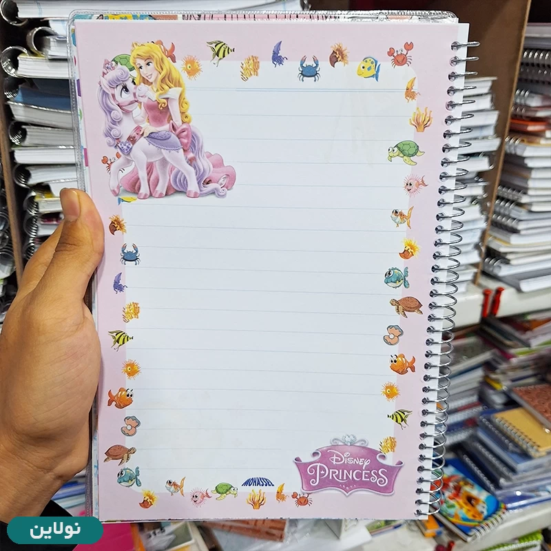 قیمت و خرید دفتر مشق تک خط حاشیه دار 100 برگ سیمی طرح کیتی محصل | نولاین