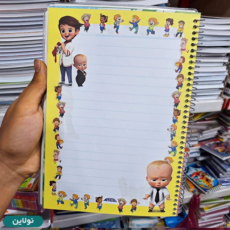 قیمت و خرید دفتر مشق تک خط حاشیه دار 100 برگ سیمی طرح حیوانات خانگی قهرمان محصل | نولاین